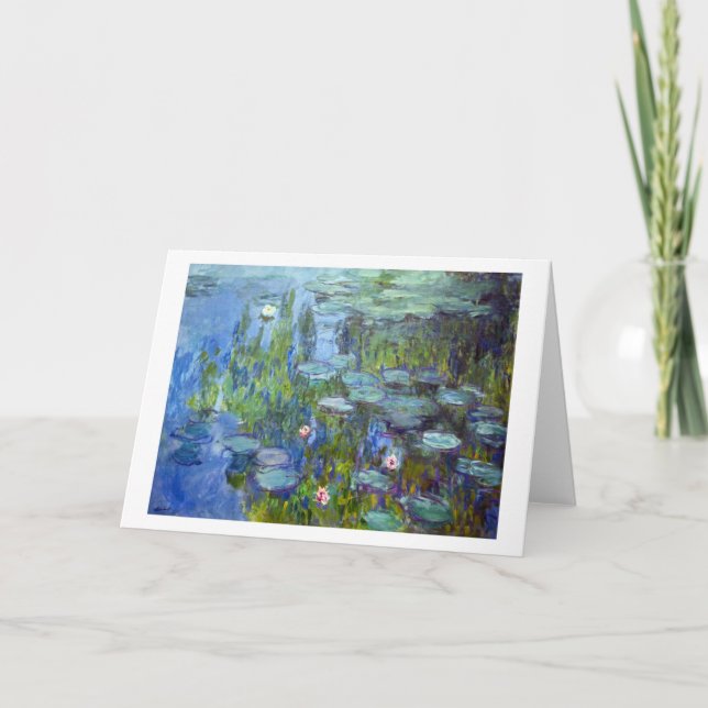 Vatten Lily Pond, Monet Kort (Framsida)