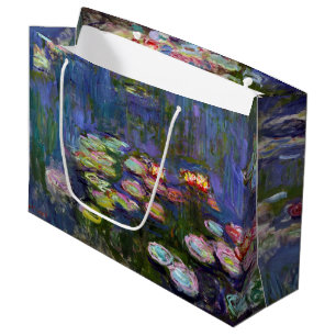 Vatten Lily Pond, Monet Large Gift Bag