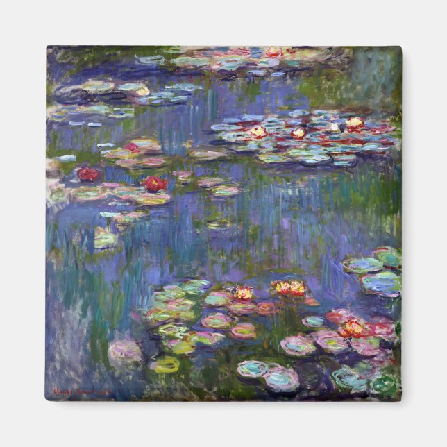 Vatten Lily Pond, Monet Magnet (Framsidan)
