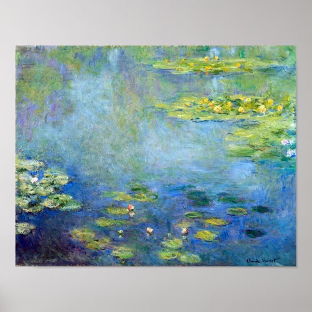 Vatten Lily Pond, Monet Poster (Framsidan)