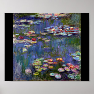 Vatten Lily Pond, Monet Poster