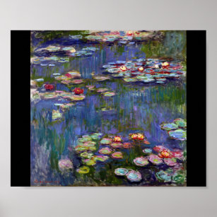 Vatten Lily Pond, Monet Poster