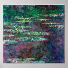 Vatten Lily Pond, Monet Poster