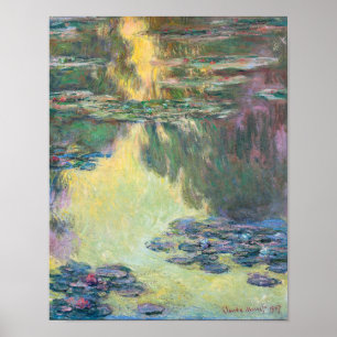 Vatten Lily Pond, Monet Poster