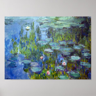 Vatten Lily Pond, Monet Poster