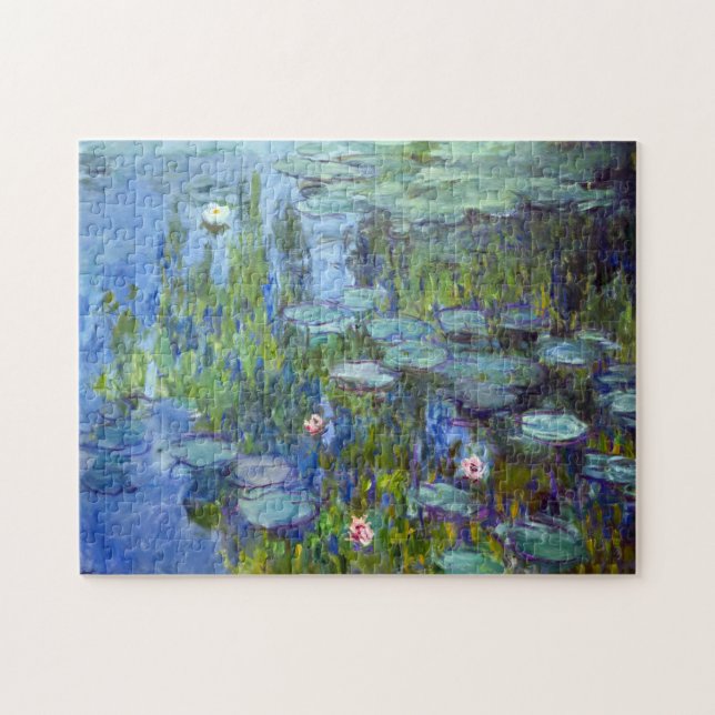 Vatten Lily Pond, Monet Pussel (Horisontell)