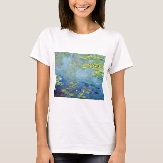Vatten Lily Pond, Monet T Shirt (Framsida)