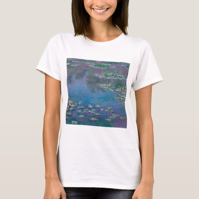 Vatten Lily Pond, Monet T Shirt (Framsida)