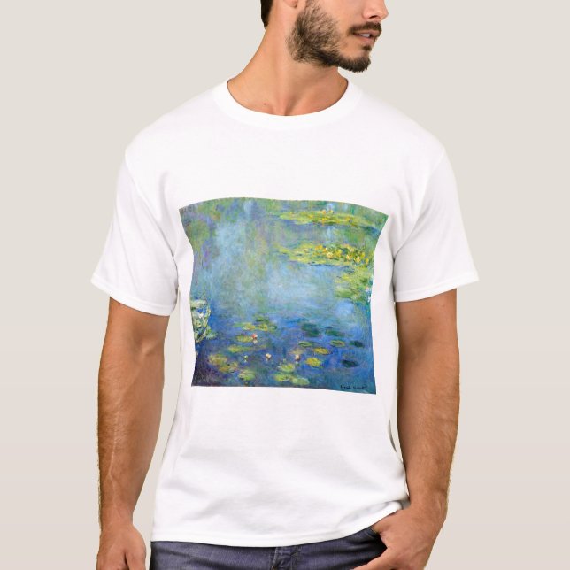 Vatten Lily Pond, Monet T Shirt (Framsida)