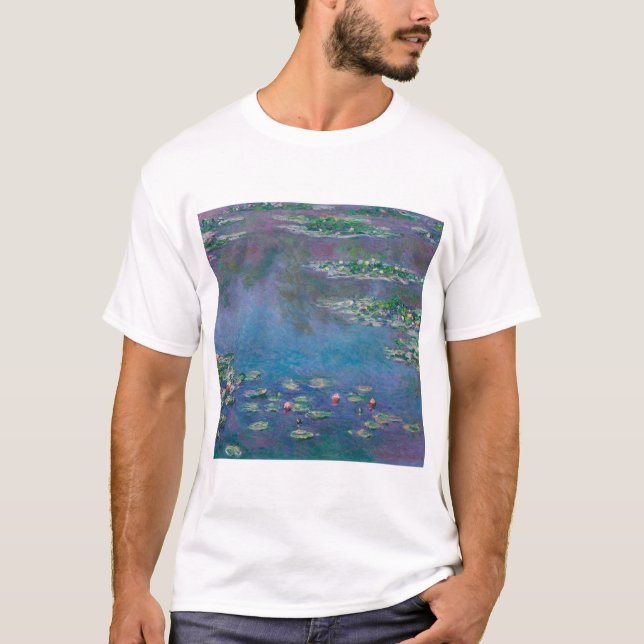 Vatten Lily Pond, Monet T Shirt (Framsida)