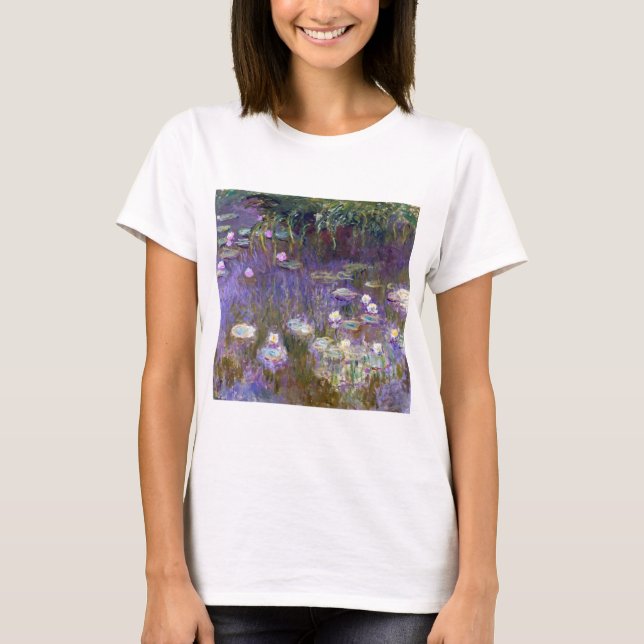 Vatten Lily Pond, Monet T Shirt (Framsida)