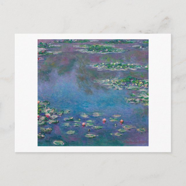 Vatten Lily Pond, Monet Vykort (Framsida)