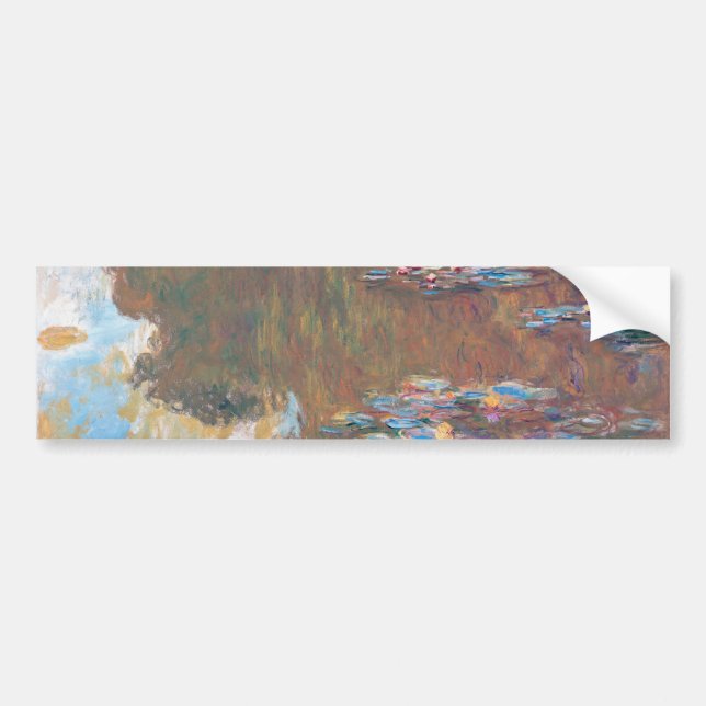 Vatten Lily Pond vid Giverny, Claude Monet Bildekal (Framsidan)