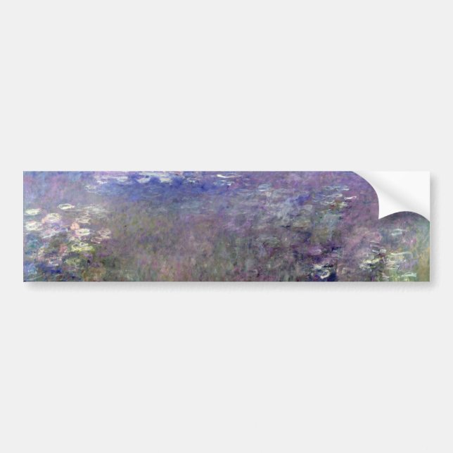 Vatten Lily Pond vid Giverny, Claude Monet Bildekal (Framsidan)