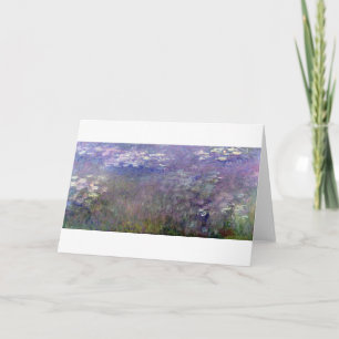 Vatten Lily Pond vid Giverny, Claude Monet Kort