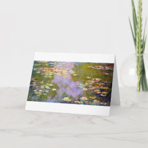 Vatten Lily Pond vid Giverny, Claude Monet Kort