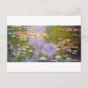 Vatten Lily Pond vid Giverny, Claude Monet Vykort