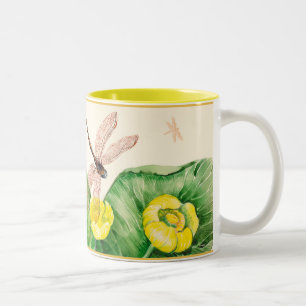 vatten-lily Två-Tonad mugg