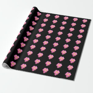 Vatten Lily Wrapping Papper Presentpapper