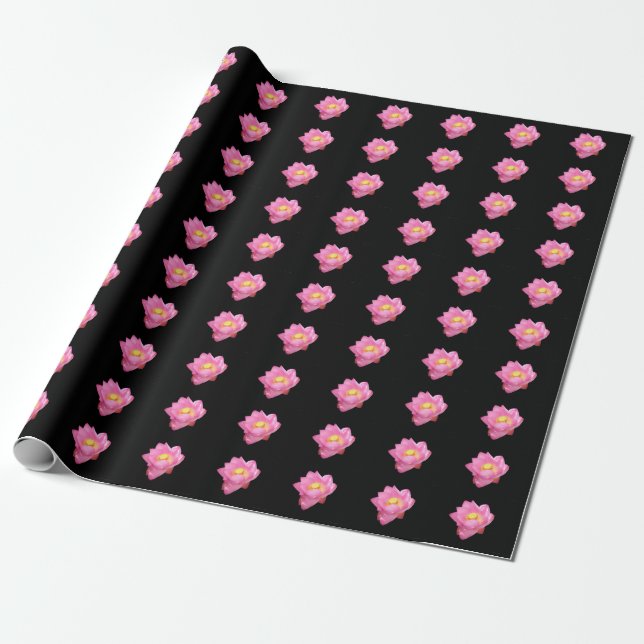 Vatten Lily Wrapping Papper Presentpapper (Utrullad)