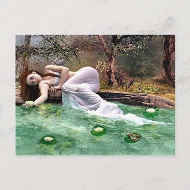 Vatten livlig skönhet vykort (Framsida)