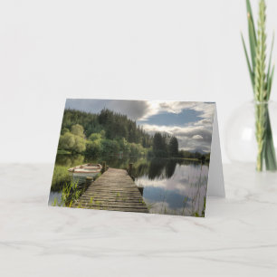 Vatten Loch Ard Trossachs nationalpark Kort