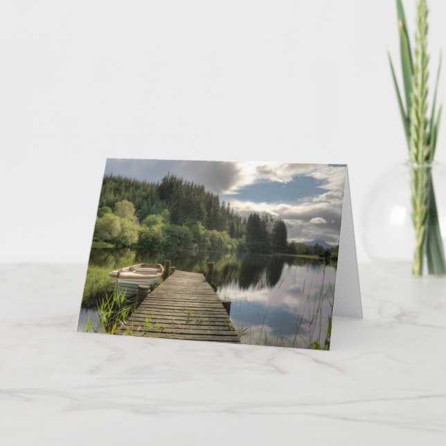 Vatten | Loch Ard Trossachs nationalpark Kort (Framsida)