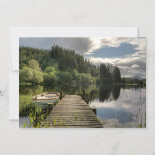 Vatten Loch Ard Trossachs nationalpark Tack Kort