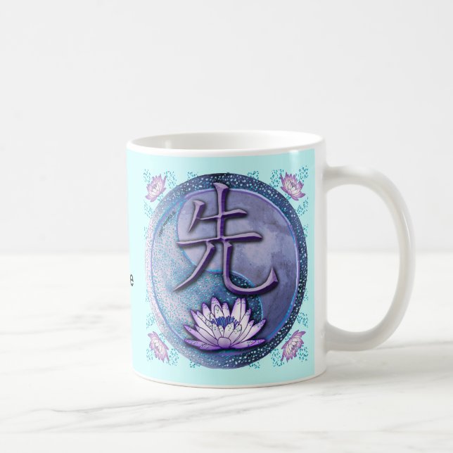 Vatten Lotus Teacher Kaffemugg (Höger)