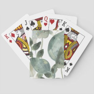 Vatten Löv - Vattenfärg Casinokort