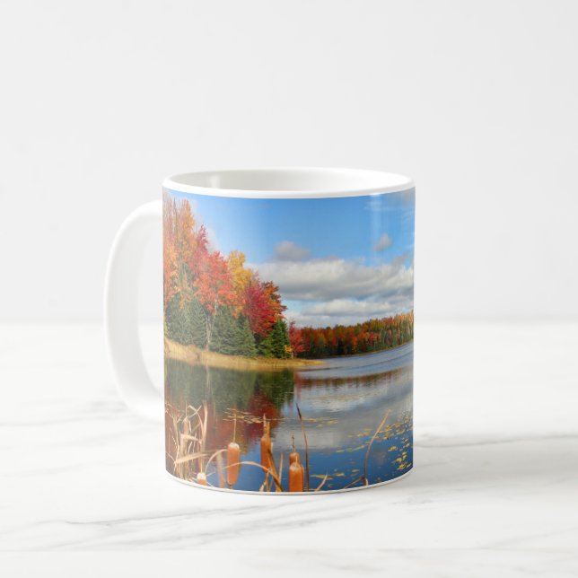Vatten | Mabel Sjö Kanada Kaffemugg (Framsida vänster)