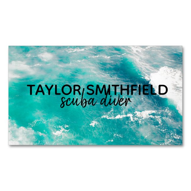 Vatten Magnetiska Visitkort (Framsida)