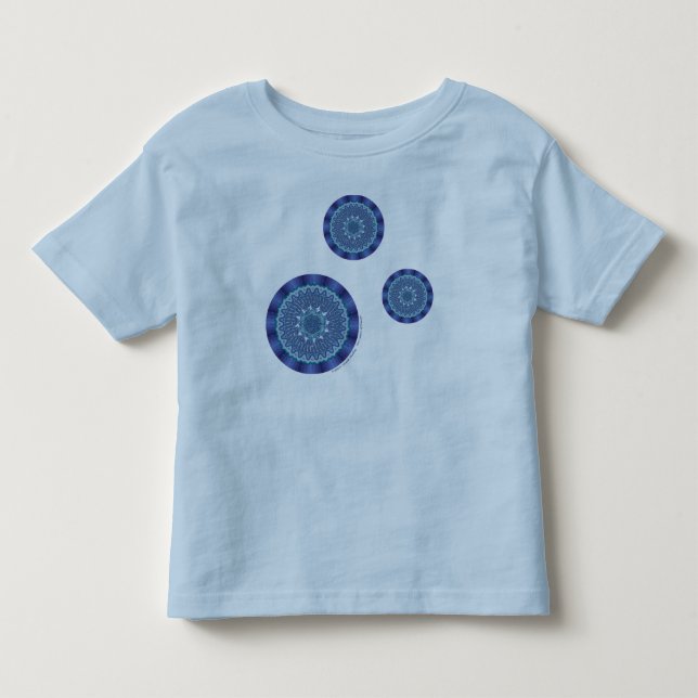 Vatten Mandala Barn och Baby Light Shirt T (Framsida)