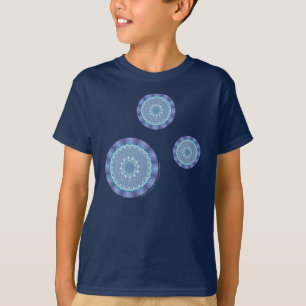 Vatten Mandala Barn och Baby Mörk Shirt T-shirt