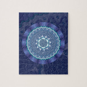 Vatten Mandala Puzzle Pussel