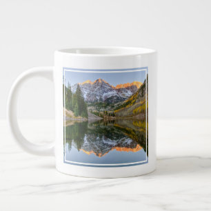 Vatten Maron Klockor Sjö Aspen Träd Jumbo Mugg