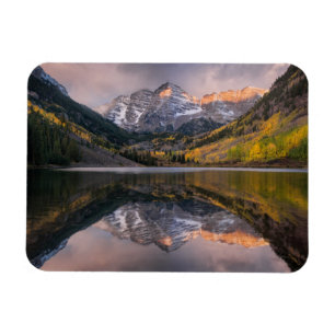 Vatten Maroon Klockor Colorado Magnet