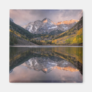 Vatten Maroon Klockor Colorado Magnet