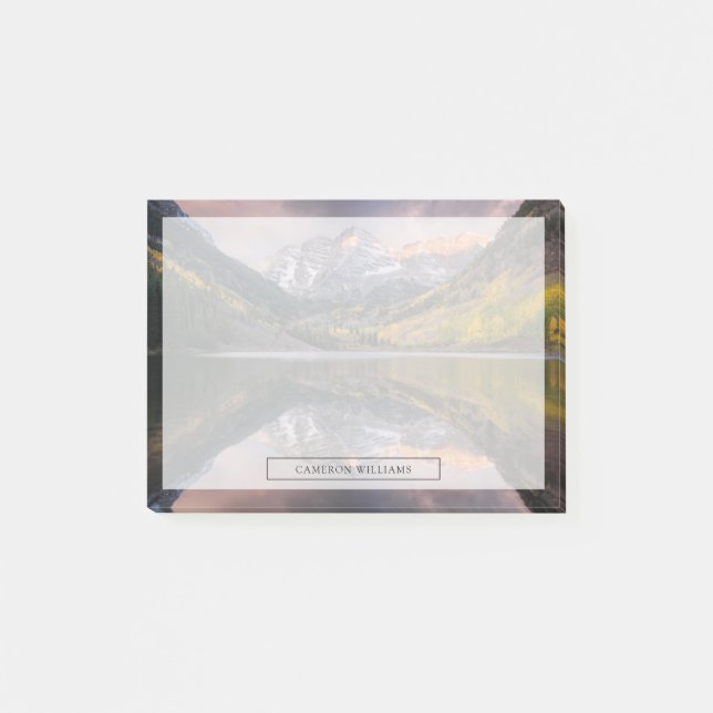 Vatten | Maroon Klockor Colorado Post-it Block (Framsida)