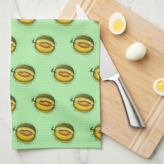 Vatten melon Kitchen Towel Kökshandduk (Vikt i Fjärdedel)