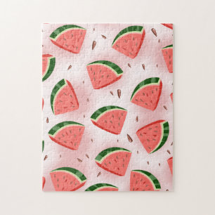 Vatten Melon Mönster Pussel