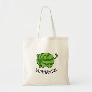 Vatten-meow-lon Funny Watermelon Cat Pun Tygkasse