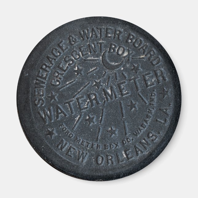 vatten meter magnet (Framsidan)