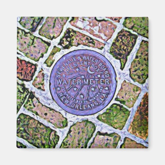 Vatten Meter magnet (Framsidan)