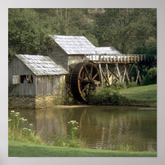 Vatten Mill Poster