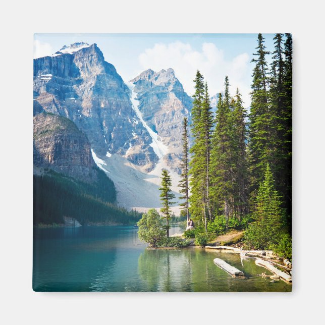 Vatten | Moraine Sjö, Kanada Magnet (Framsidan)