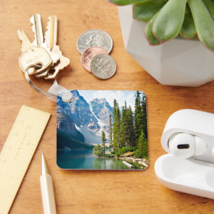 Vatten   Moraine Sjö, Kanada Nyckelring