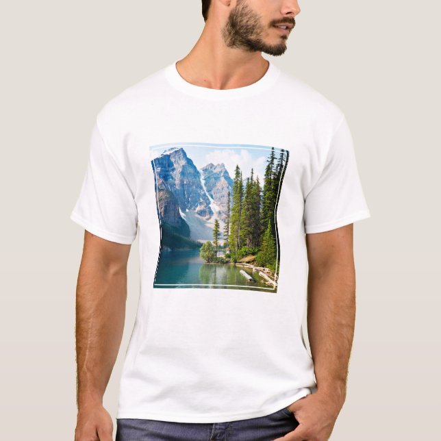 Vatten | Moraine Sjö, Kanada T Shirt (Framsida)