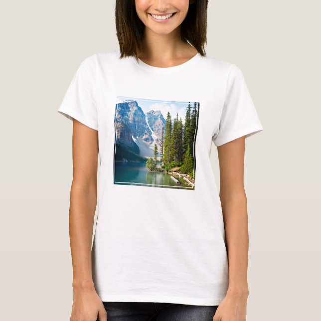 Vatten | Moraine Sjö, Kanada T Shirt (Framsida)