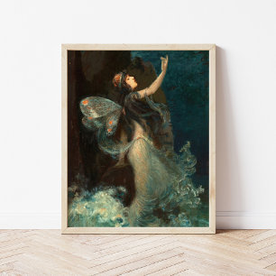 Vatten Nymph   Paul Svan Poster
